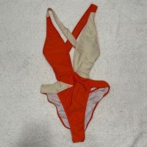 One piece bathing suit